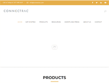 Tablet Screenshot of connectrac.com
